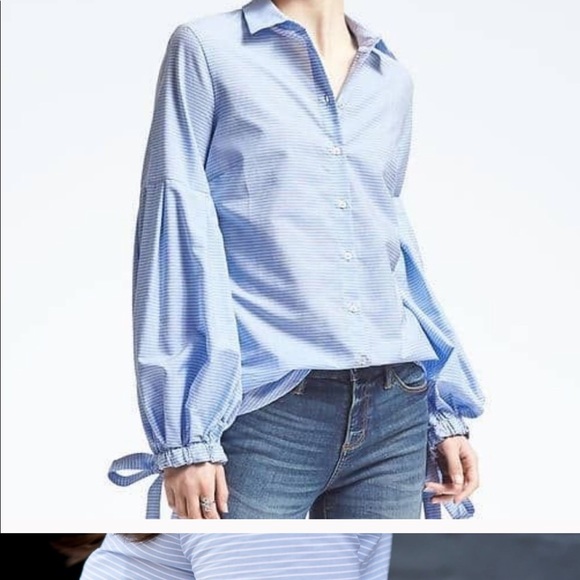 Banana Republic Babble Sleeve Top - Picture 2 of 7